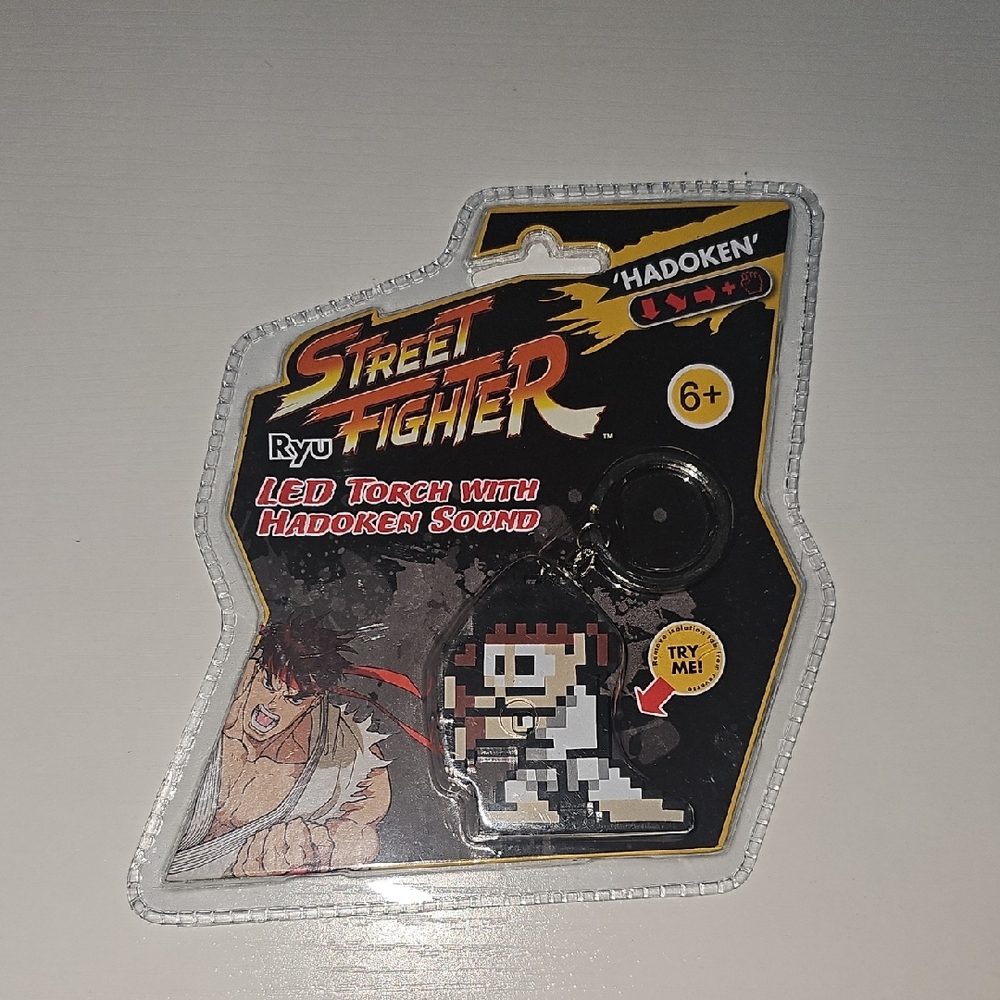 Street Fighter LED Torch Keychain